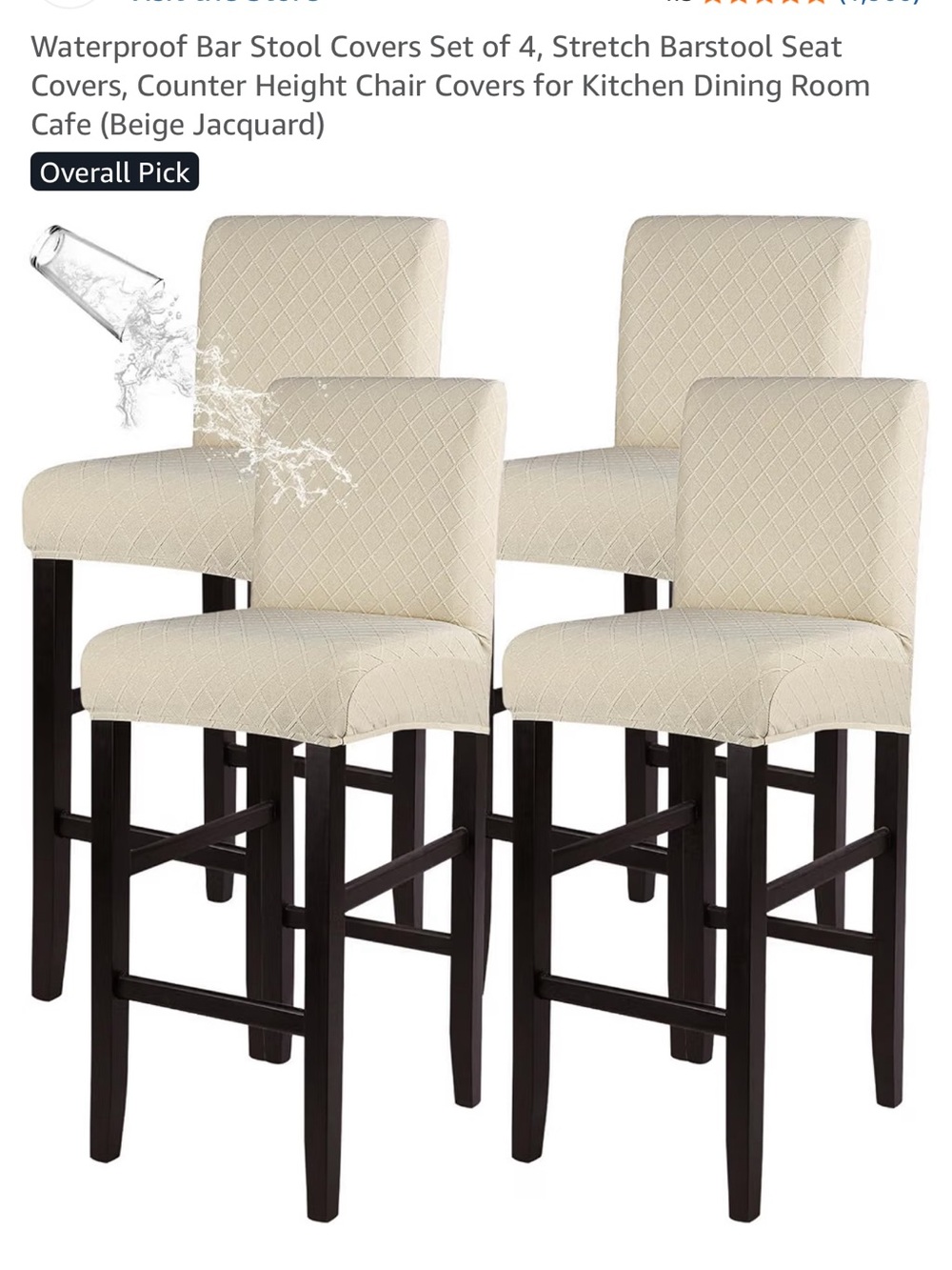 SearchI White Padded Cushion Cover